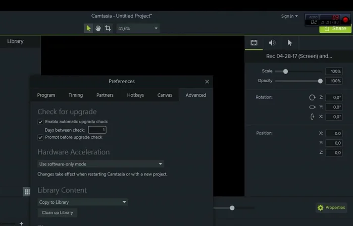 Hacer clic en 'OK' para guardar los cambios.
