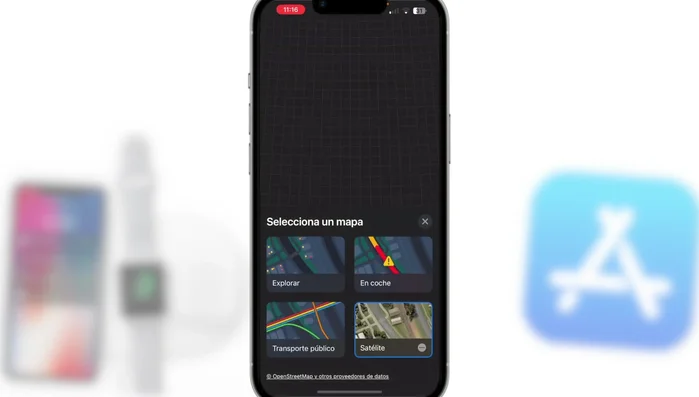 Abre la aplicación Apple Maps.
