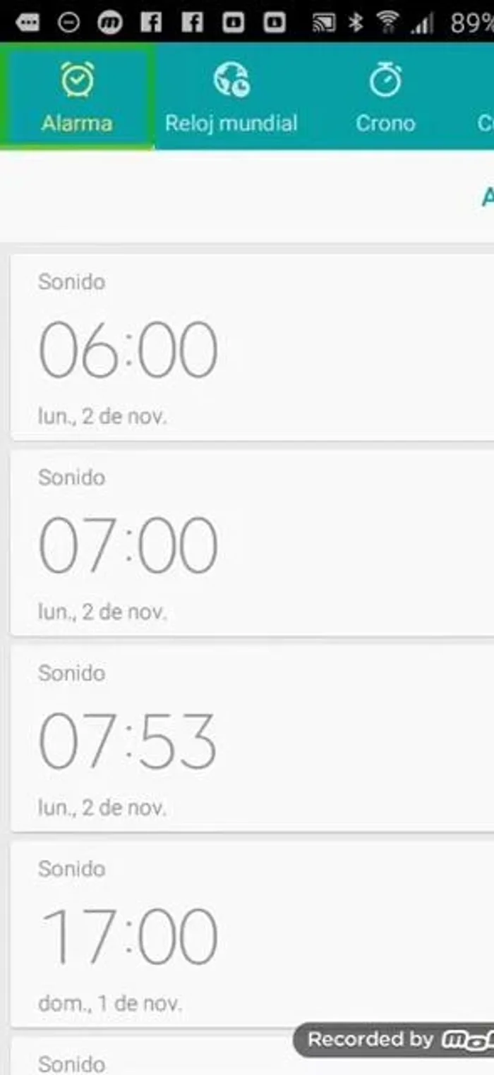 Deslizar a la derecha hasta llegar a la pestaña 'Mundial'.