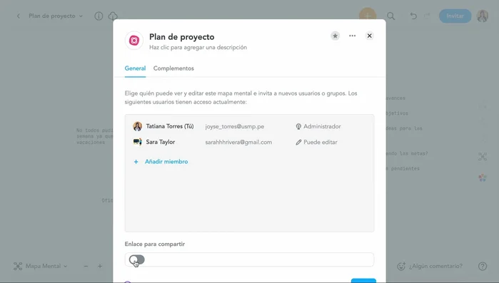 Selecciona y luego elige las opciones de impresión.