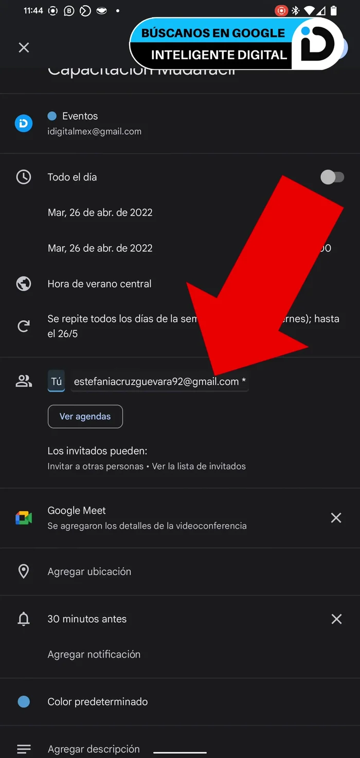Añadir una descripción o adjuntar archivos (opcional).
