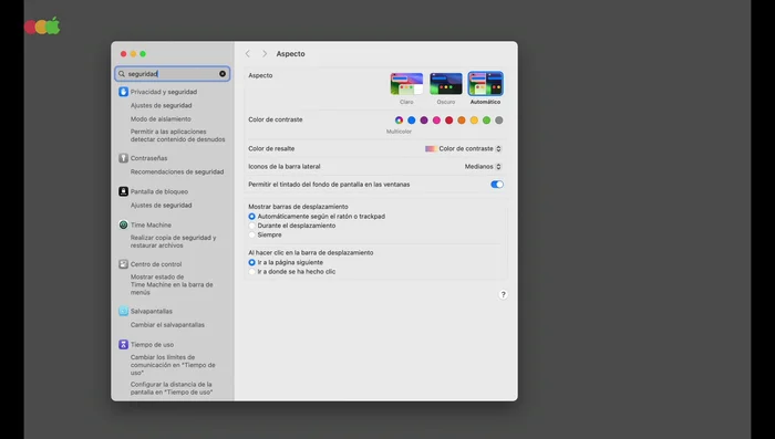 En la esquina inferior derecha, haz clic en el candado para desbloquear los ajustes.