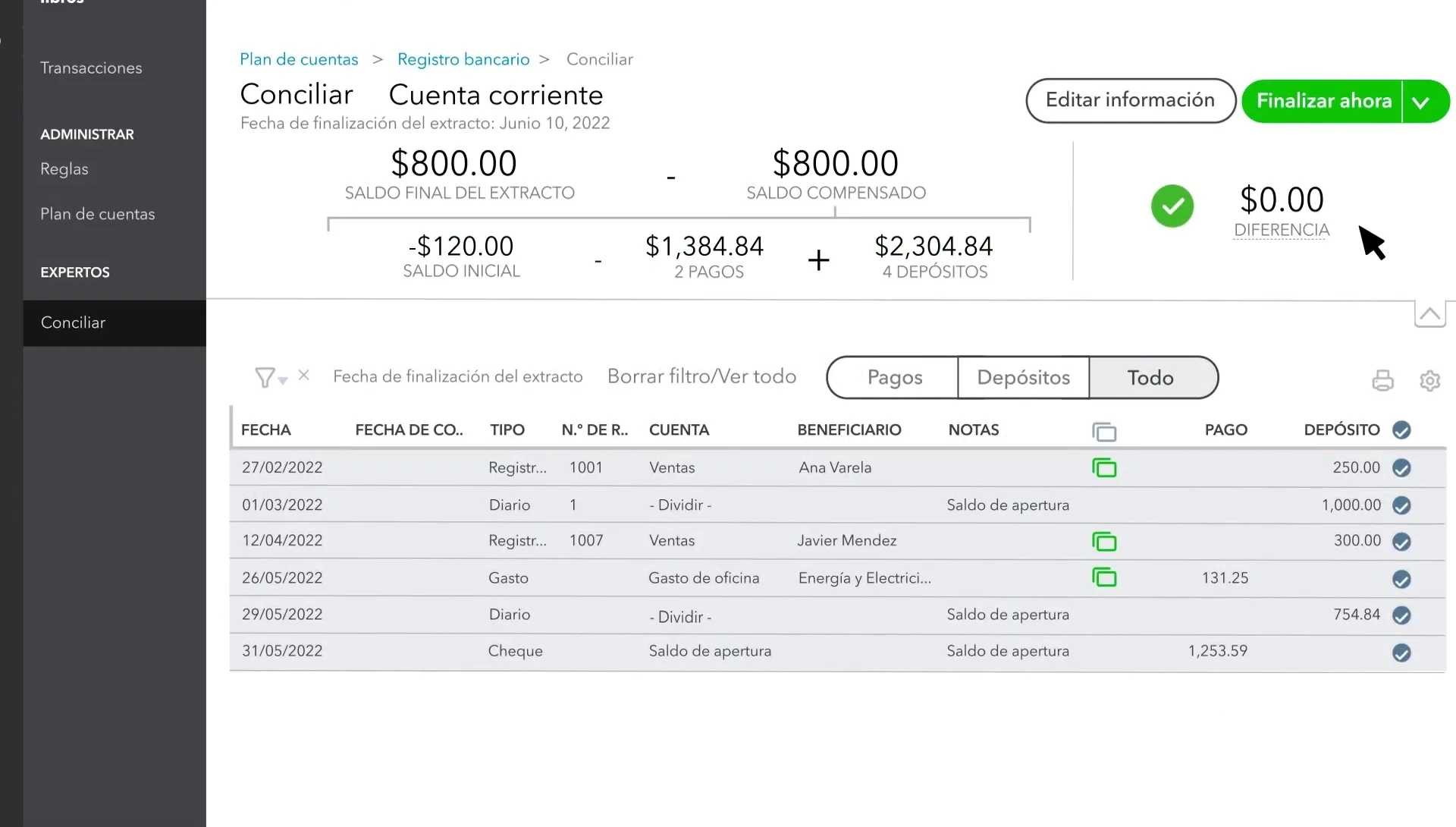 Conciliación de Cuentas en QuickBooks: Guía Completa y Eficiente