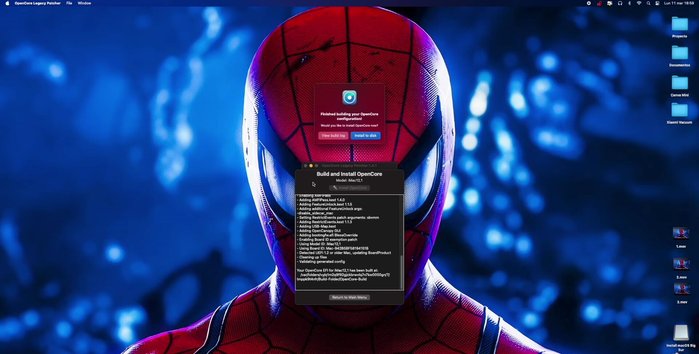 Instalar la carpeta EFI en la memoria USB: