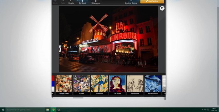 Hacer clic en 'Start Painting' para aplicar el filtro.