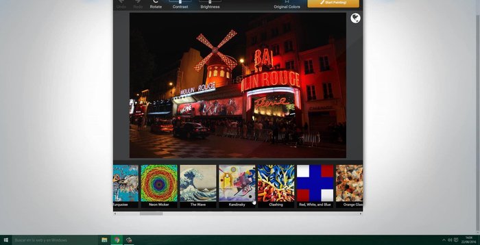 Hacer clic en 'Start Painting' para aplicar el filtro.