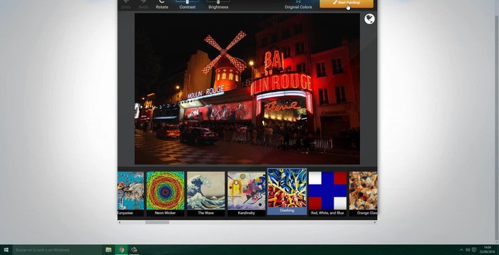 Hacer clic en 'Start Painting' para aplicar el filtro.