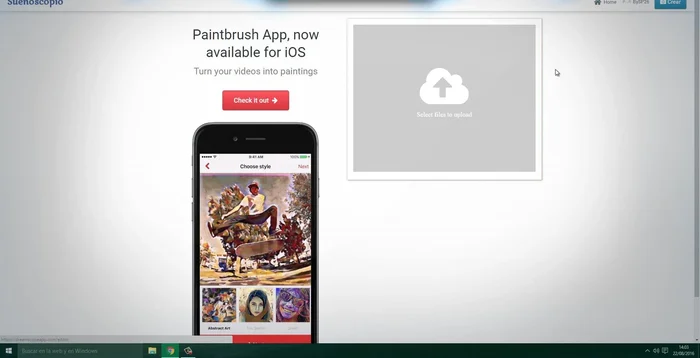 Elegir una fotografía desde tu ordenador.