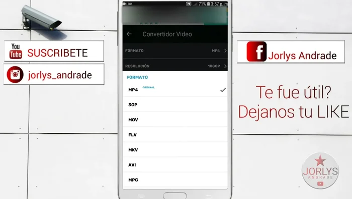 Darle un nombre al archivo de salida.
