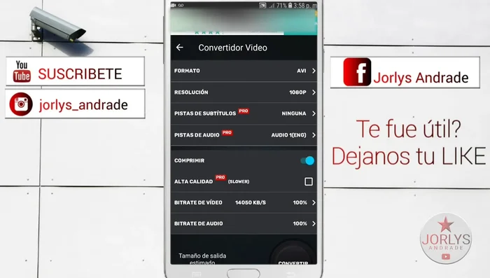 Darle un nombre al archivo de salida.