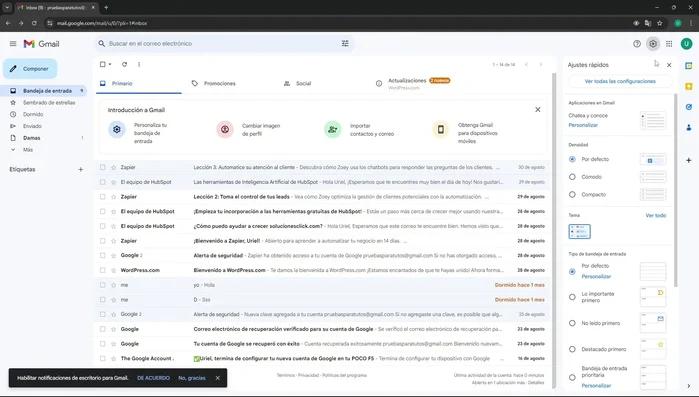 Crear un nuevo filtro.
