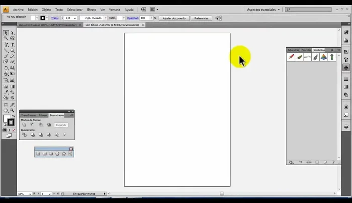 Seleccionar los símbolos deseados de la biblioteca para incorporarlos al archivo actual.
