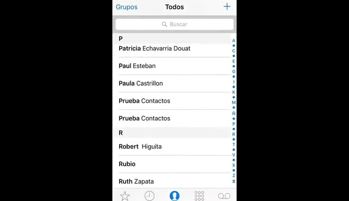 Buscar el contacto duplicado.