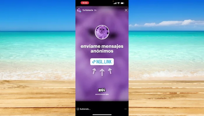 Publica tu historia de Instagram.