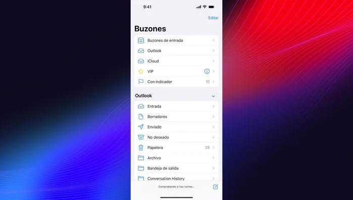 Configuración de la aplicación Mail: En 'Ajustes' (o 'Preferencias' en Mac), encontrarás la configuración de la aplicación. Aquí puedes activar/desactivar datos móviles, personalizar notificaciones, idiomas, etc.