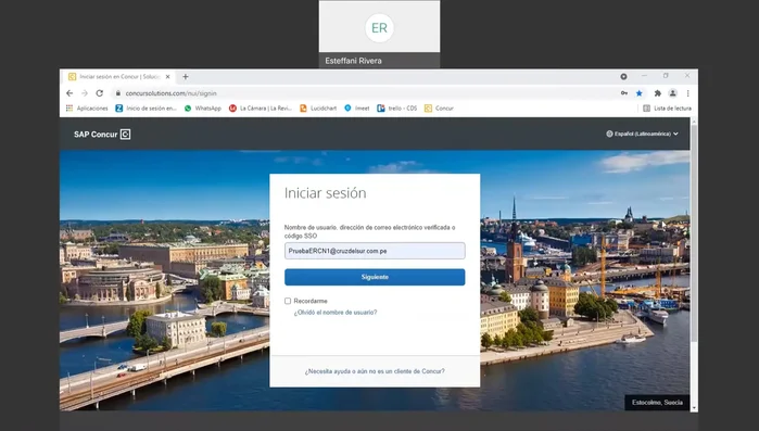 Recepción del dinero en la cuenta bancaria: