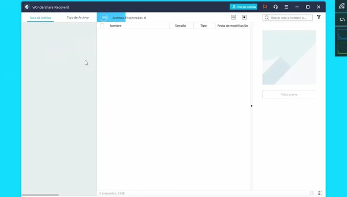 Espera a que el programa escanee.