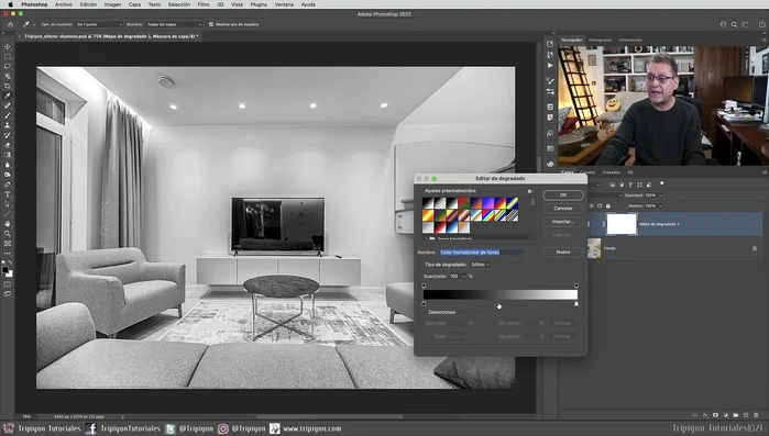 Seleccionar el color deseado para el regulador usando el selector de color.