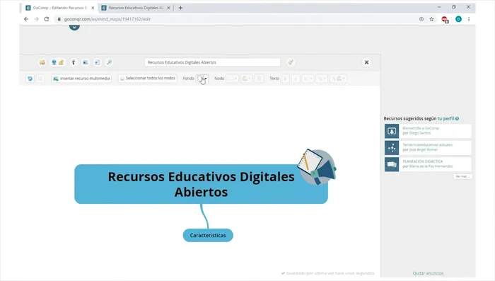 Utilizar la barra de edición de texto (negrita, cursiva, tamaño y color de fuente).