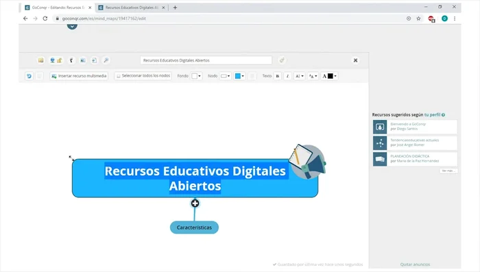 Utilizar la barra de edición de texto (negrita, cursiva, tamaño y color de fuente).