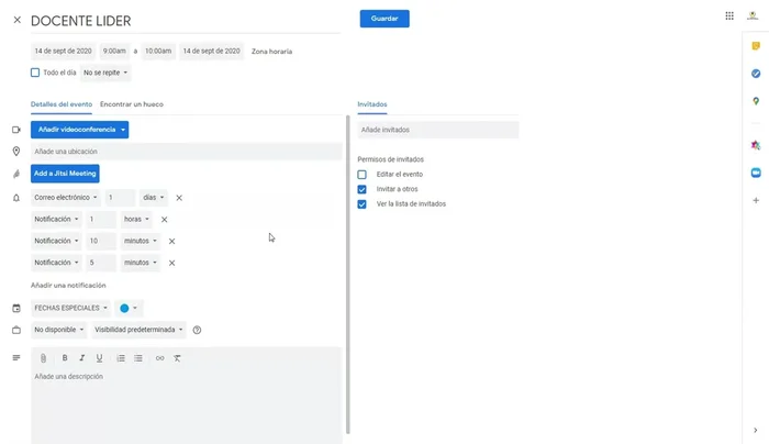 Eliminar notificaciones: Si necesitas eliminar alguna notificación, haz clic en la 'x' junto a la notificación que deseas borrar.