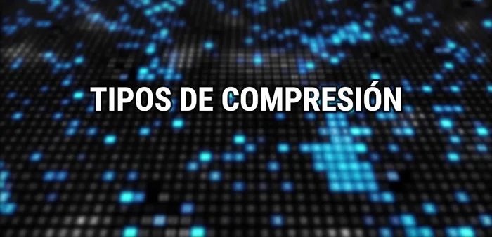 Descripción de los dos tipos principales de compresión: sin pérdida (lossless) y con pérdida (lossy).
