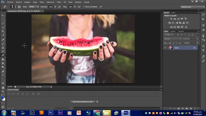 Duplicar la capa (Control + J).