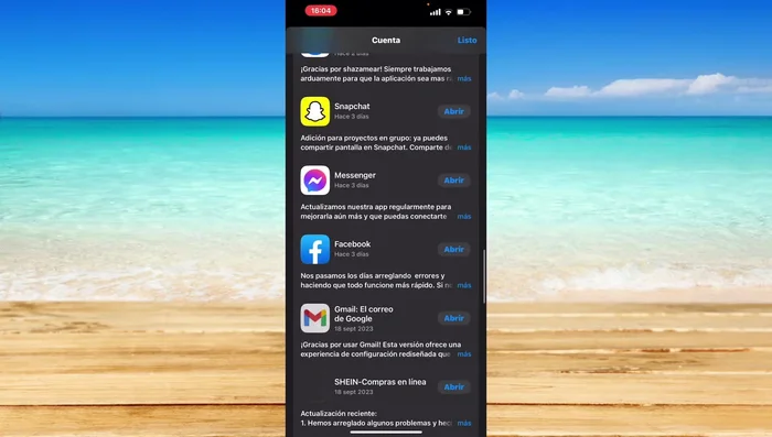Presiona el icono de descarga de la aplicación que quieres instalar.