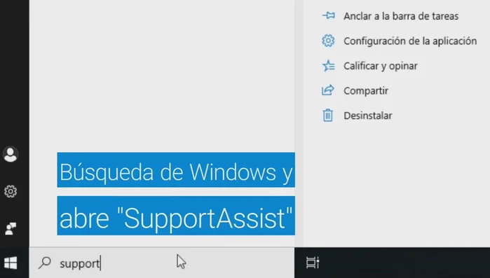 Deja que SupportAssist finalice la optimización. Reinicia tu sistema si es requerido.