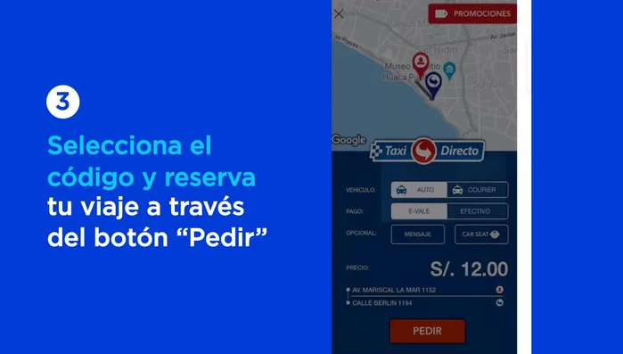 Verificar la reducción de tarifa a 0 soles.