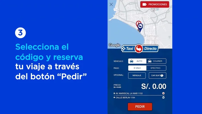 Verificar los datos de la reserva y confirmar.