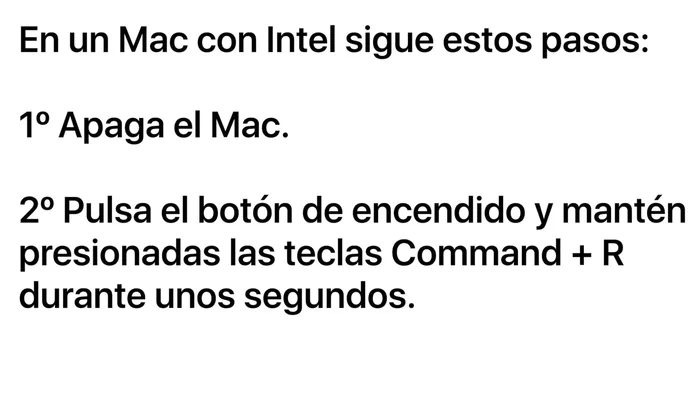 Apaga tu Mac.