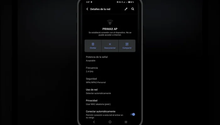Reiniciar el WiFi (apagar y encender).