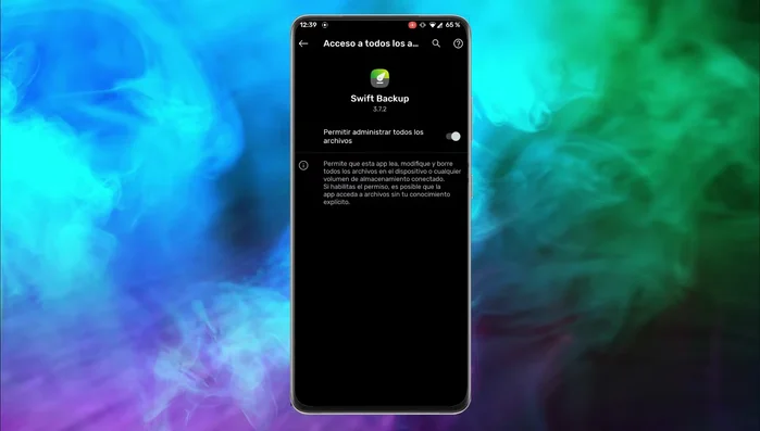Conceder permisos de acceso al almacenamiento.