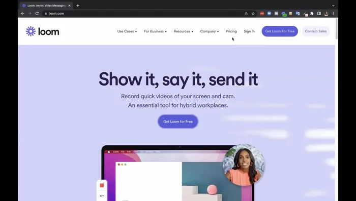Instalar la extensión de Chrome de Loop.