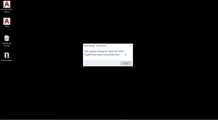 Esperar a que el proceso se complete.