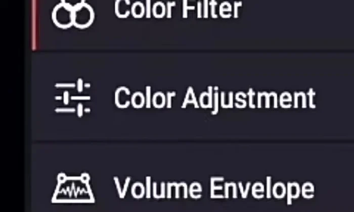 Ajustar el color del filtro: Utiliza la opción 'Color' para calibrar la intensidad, brillo y saturación del filtro a tu gusto. Mueve los controles a la izquierda para oscurecer o a la derecha para saturar.