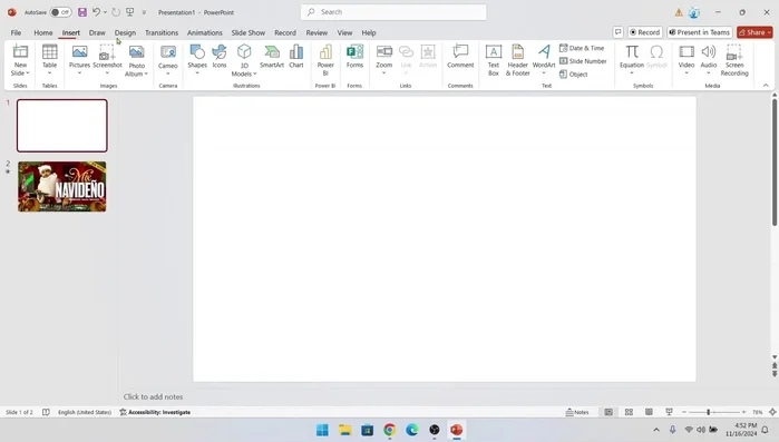 Selecciona el archivo de video de tu computadora y presiona 'Insertar'.