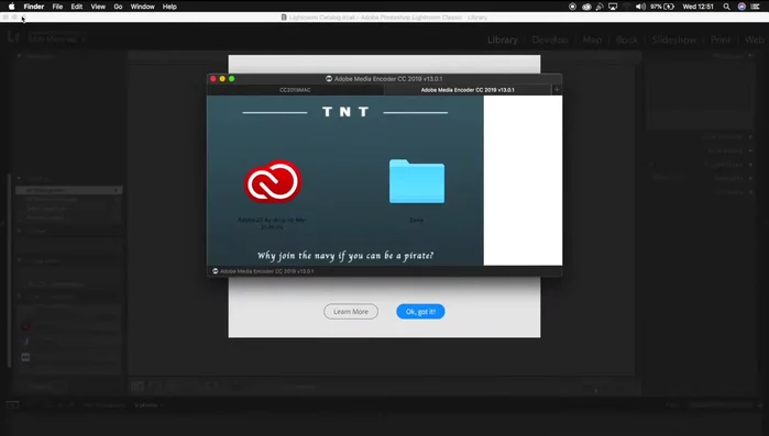 Localizar el archivo de instalación dentro de la carpeta montada. NO ejecutar doble clic.