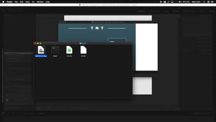 Montar la segunda imagen .dmg (si existe) que contiene el instalador.