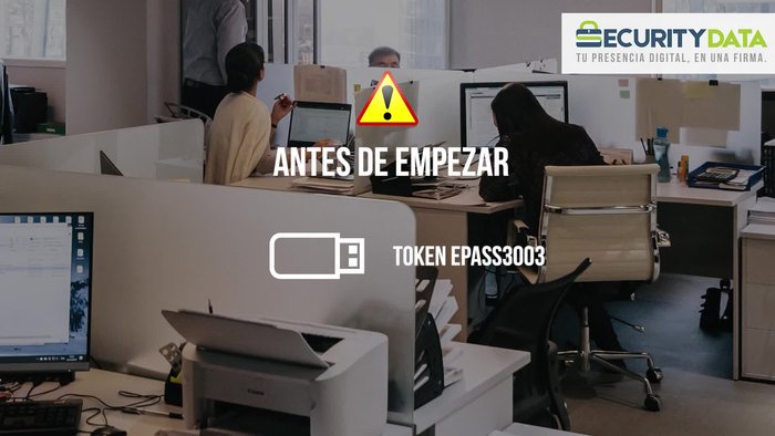 Instalar el controlador actualizado del dispositivo si usas un token de seguridad. (Si tu certificado está en archivo, salta este paso).