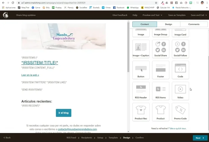 Elimina elementos innecesarios, como botones de redes sociales si no son necesarios.