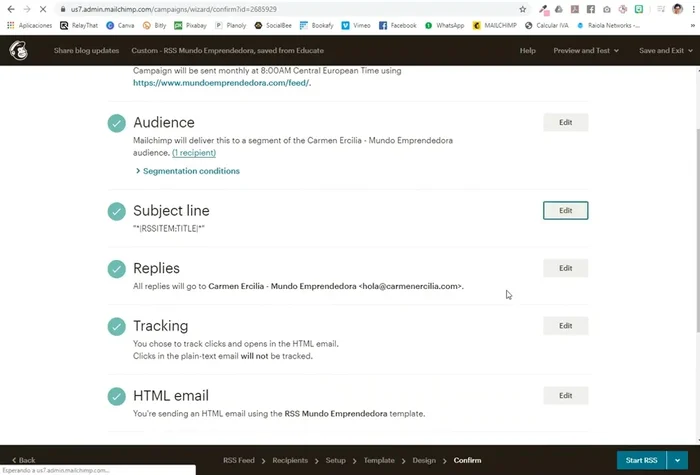 Nombra la campaña de manera descriptiva para facilitar su identificación.