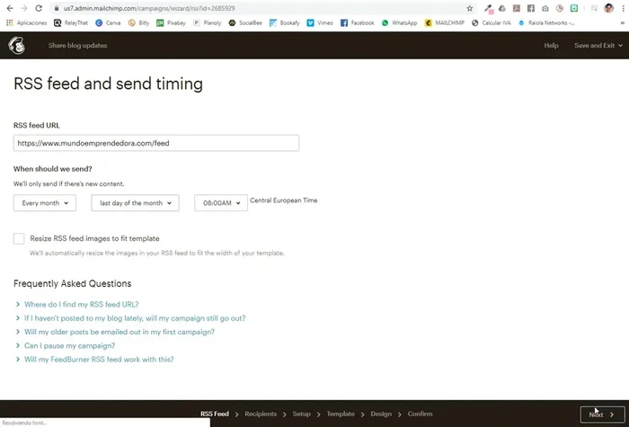 Selecciona una plantilla predefinida o crea una personalizada. Puedes redimensionar las imágenes.