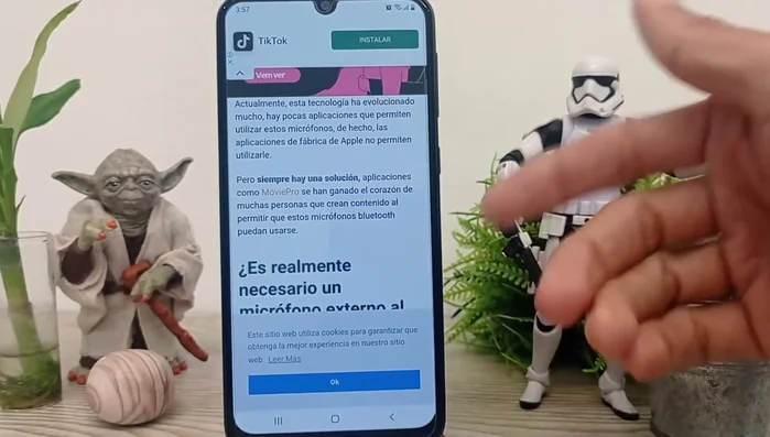 Realiza una prueba de grabación.