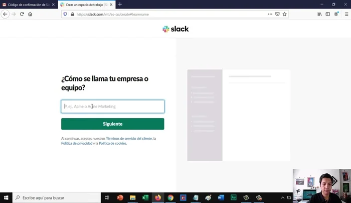 Especifica el nombre del proyecto.