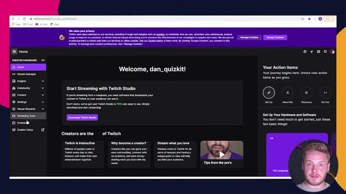 Encuentra la pestaña 'Extensiones' en el menú del lado izquierdo.
