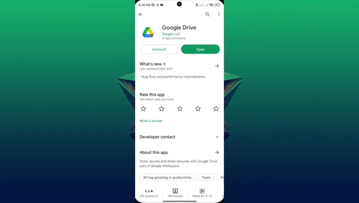 Comprobar actualizaciones de Google Drive: Asegúrate de tener la última versión de la aplicación Google Drive instalada. Una actualización puede solucionar muchos errores.