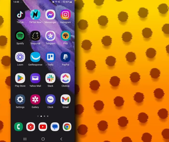 Encuentra Chrome en la lista de aplicaciones.