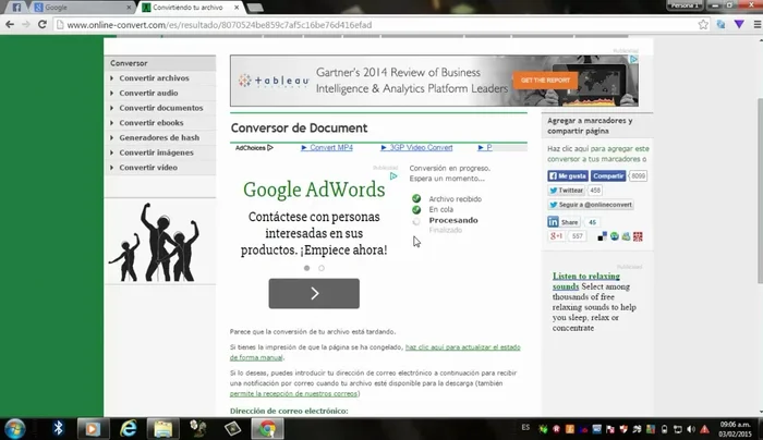 Abrir el archivo DOC en un editor de texto como Microsoft Word.
